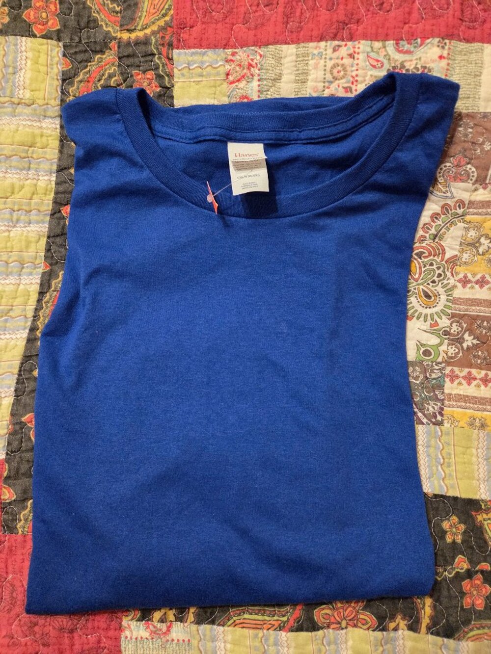 NWT 5XL - Men's Hanes Eco Smart Royal Blue t-shirt